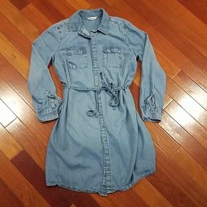 Denim Maternity Dress